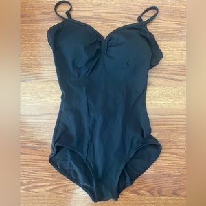 Capezio Bratek Black Dance Leotard